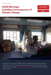 Climate &amp;amp; Child Marriage - Innovation Story