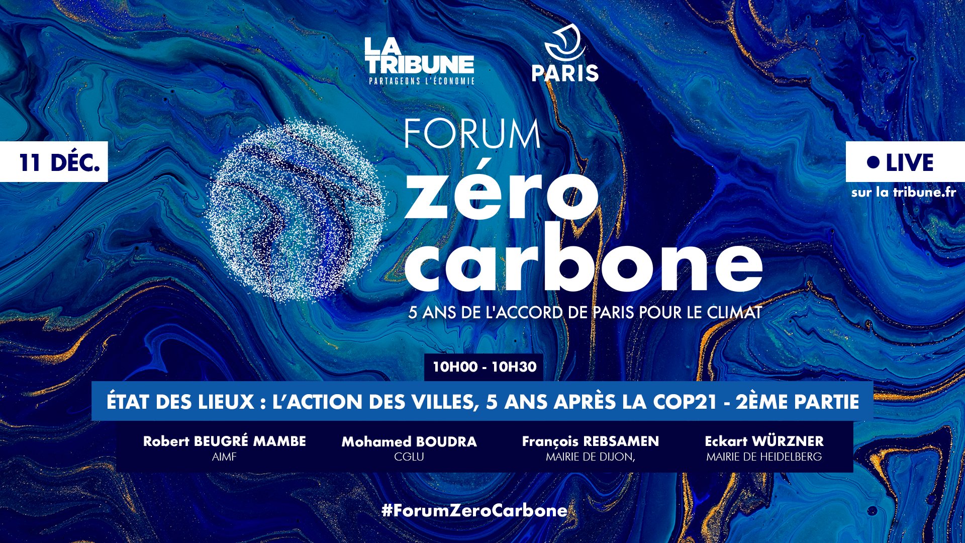 Forum Zero Carbone 5th Anniversary of the Paris Agreement on Climate