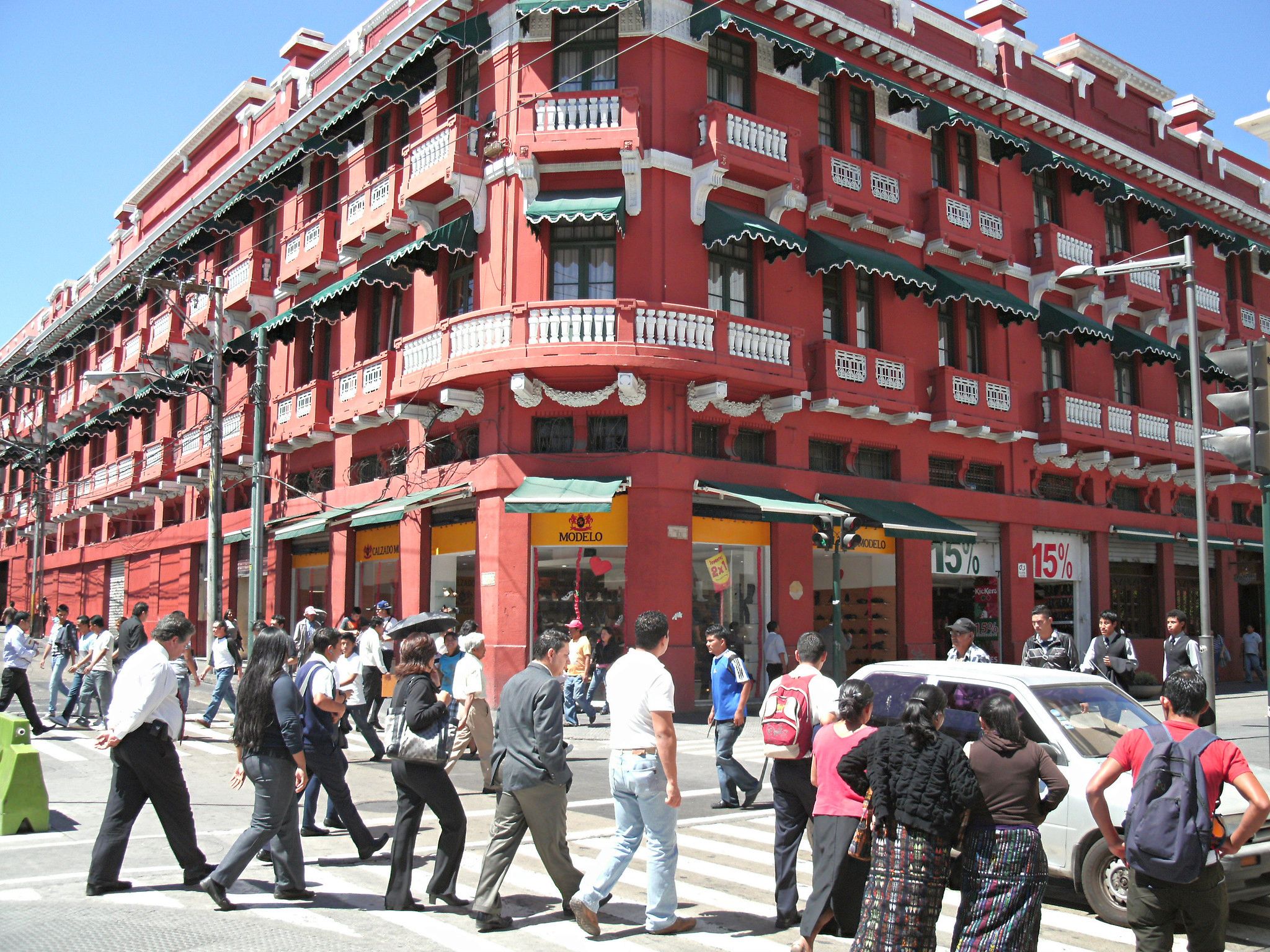 "Commercial District GUATEMALA CITY" by vaticanus is licensed under CC BY 2.0