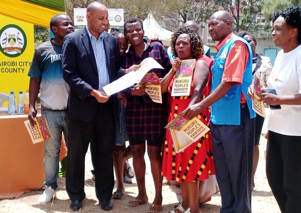 Community Led Peoples Manifesto, Mukuru, Nairobi, Kenya. Credit_Muungano_Wa_Wanavijiji