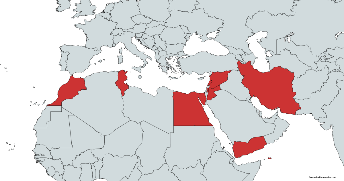 MAP MENA - CA