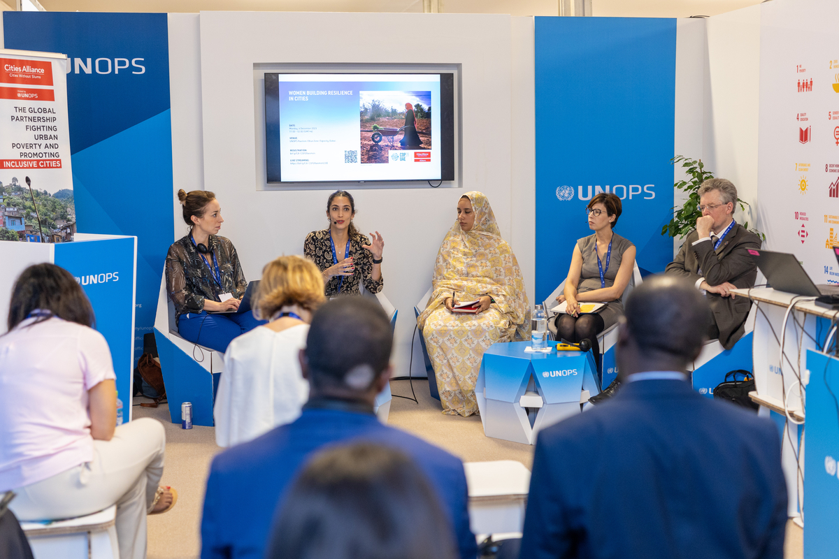 COP28 Gender_Panel and Audience. Photo: UNOPS