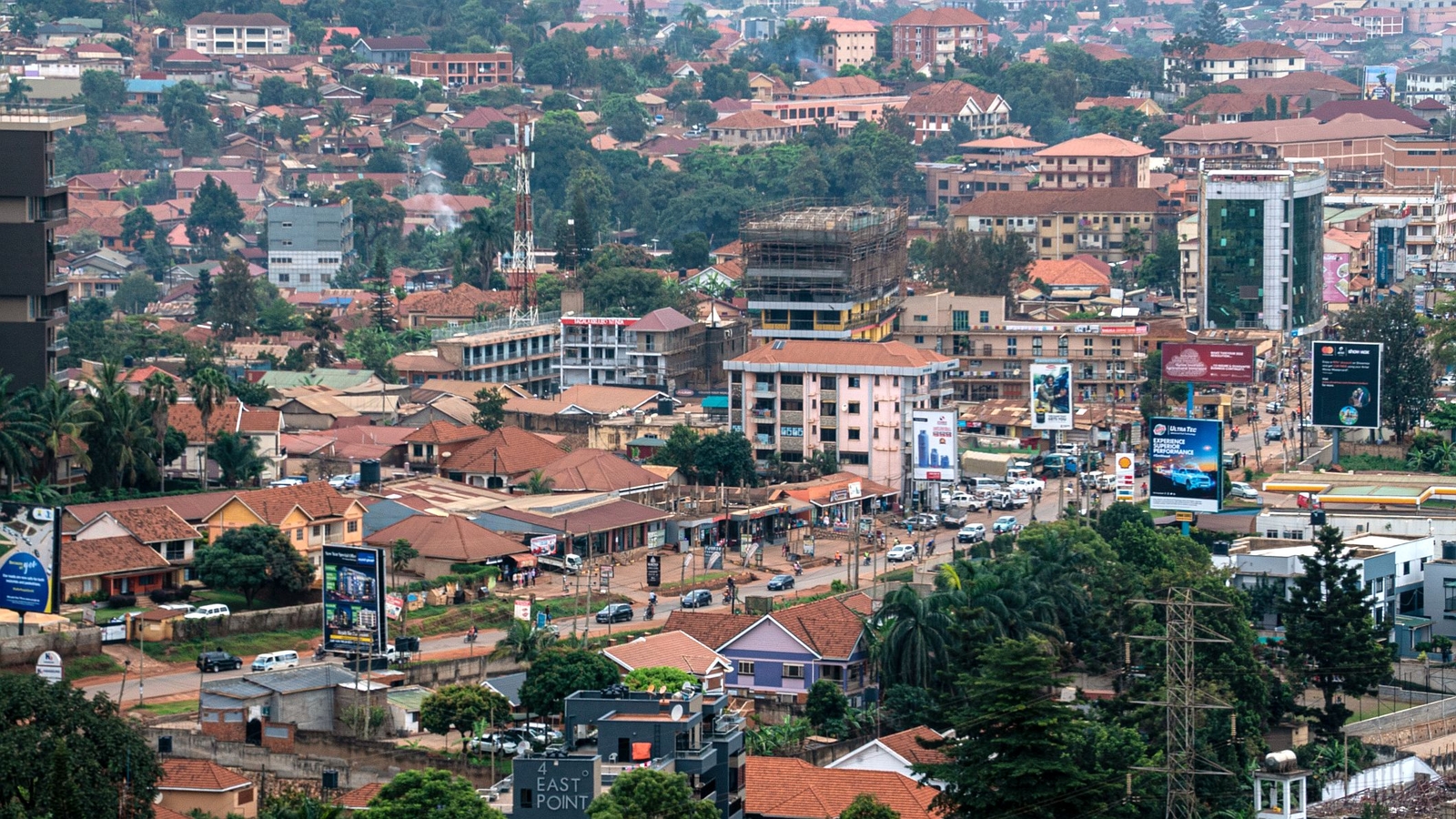 View of Kampala, Uganda