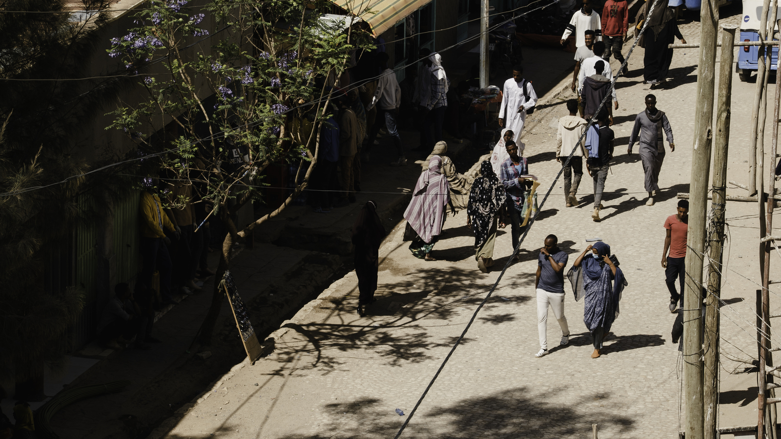 People walking  in Jigjiga, Ethiopia