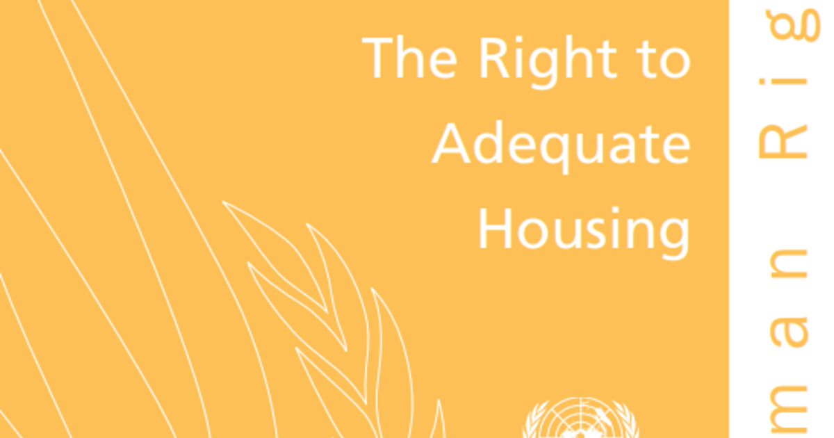 The Right to Adequate Housing