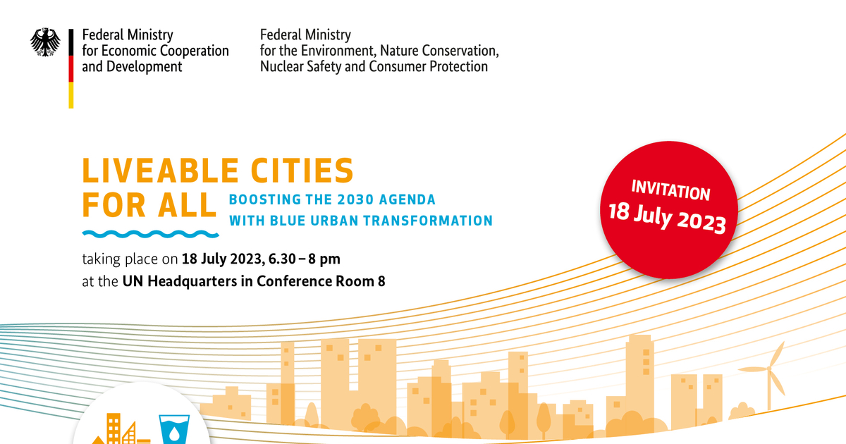 Liveable Cities For All: Boosting The 2030 Agenda With Blue Urban ...